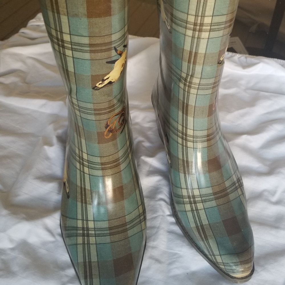 Normal rubber rain boots, “Yippy” style, sz. 6/37